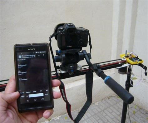 Motorized Camera Slider Controled by Android Phone : 4 Steps - Instructables