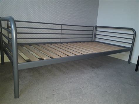 Ikea Svarta Single Bed Daybed Metal Bed Frame With Ikea Sultan Lade