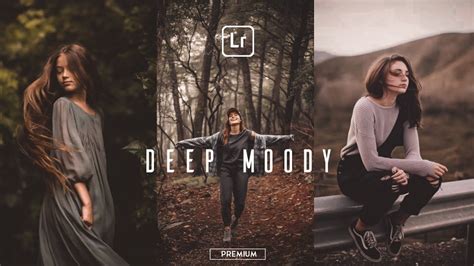 Deep Moody Lightroom Mobile Presets AR Editing