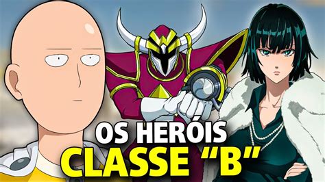 Todos os HERÓIS CLASSE B e SEUS PODERES Explicados One Punch Man