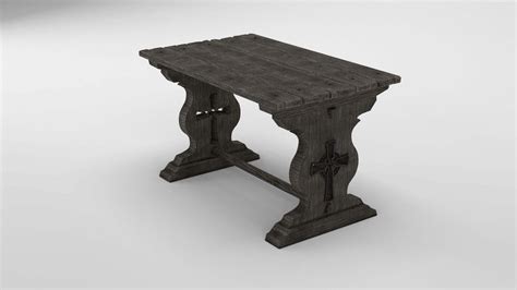 Medieval Table - 3D Model by 3DTudor