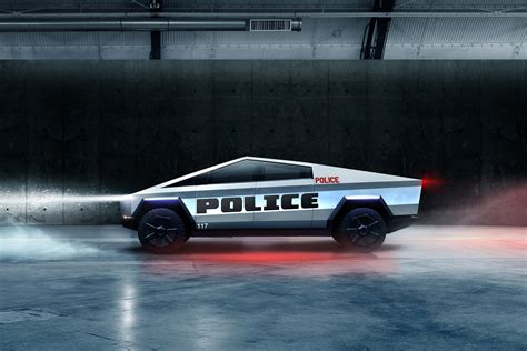 Passion Project Tesla Cybertruck Police Edition On Behance