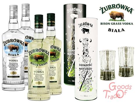 Zubrowka BISON GRASS Oder BIALA Vodka Polen 0 7L Excl Original