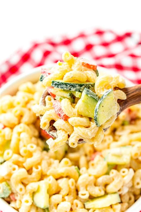 Classic And Easy Macaroni Salad Recipe Sugar And Soul