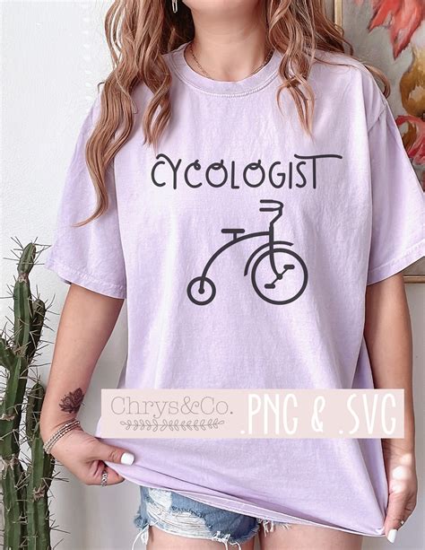 Cycologist Vintage Bike SVG Cricut PNG File Svg Digital Design Clip Art