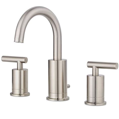 Pfister Lg49 Nc1c Polished Chrome Contempra 12 Gpm Widespread Bathroom Faucet With Pop Up