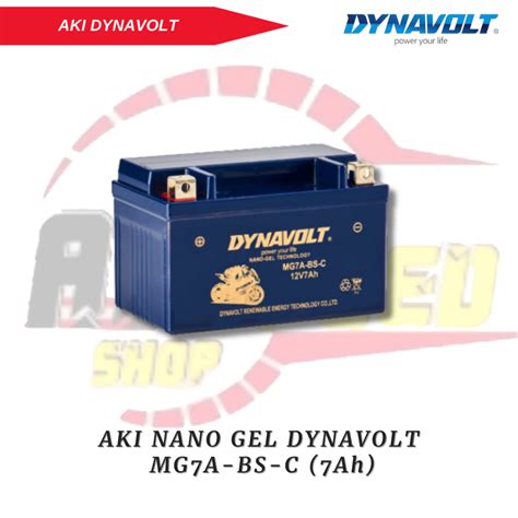 Jual Dynavolt Aki Kering Mg A Bs C Ah Nano Gel Motor Kawasaki Ninja