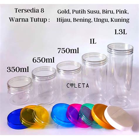 Jual Min Beli 6pc Toples Plastik Bening 650ml Toples Transparan