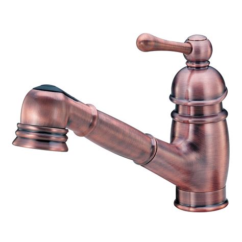 Shop Danze Opulence Antique Copper 1-Handle Pull-Out Kitchen Faucet at ...