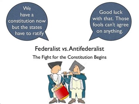 Federalists Vs Anti Federalists Ocvs With Mrs Silvers