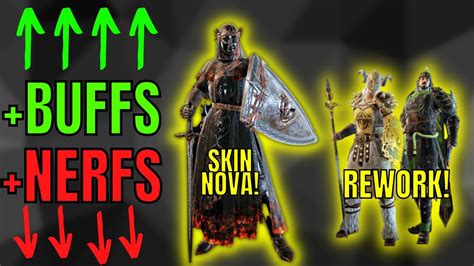 Nova Att Skin Pica Buffs Nerfs Reworks For Honor Youtube