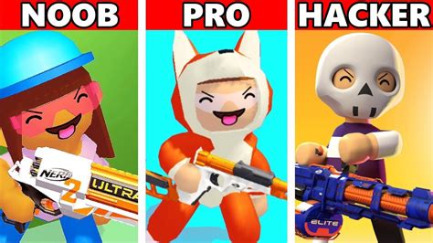 Noob Vs Pro Vs Hacker Nerf Epic Pranks Youtube