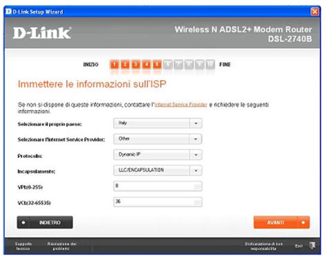 Myfastweb D Link Dsl 2740b