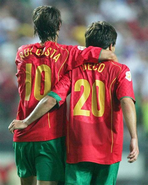 Rui Costa Y Deco Selección De Portugal