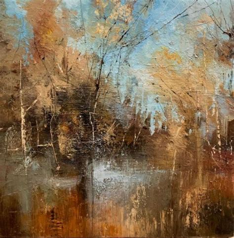 Internal Forest IV Original Painting By Claire Wiltsher Wychwood Art