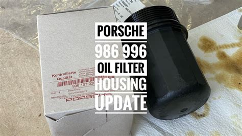 Porsche Boxster Updated Oil Filter Housing With Oil Bypass