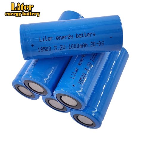 3 2v Lfr 18500 Lifepo4 Battery 1000mah Rechargeable Cell For Solar Led Light And Speaker