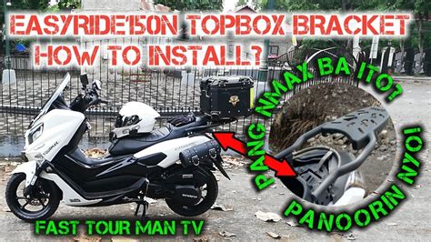 HOW TO STALL A TOP BOX BRACKET TO OUR EASYRIDE 150N YouTube