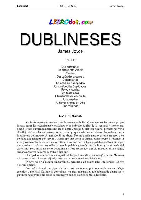 Dublineses James Joyce Laura Angélica Duarte uDocz