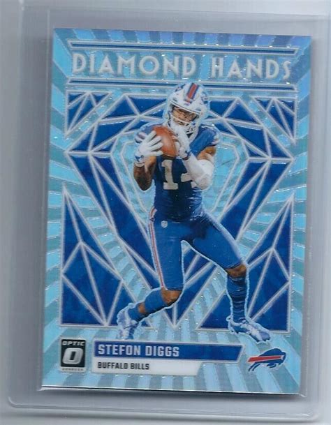 Panini Donruss Optic Stefon Diggs Dh Sd Diamond Hands Sp