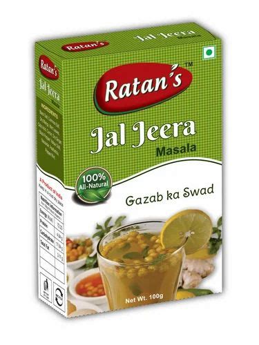 Ratans Jal Jeera Masala Powder Packaging Type Box At Rs Box In Mathura