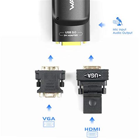 Wavlink Usb To Dvi Hdmi Vga Universal Video Graphics Card Adapter