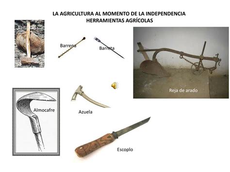 PPT LA AGRICULTURA AL MOMENTO DE LA INDEPENDENCIA HERRAMIENTAS