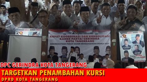 INDOTV DPC Gerindra Kota Tangerang Targetkan Penambahan Kursi YouTube