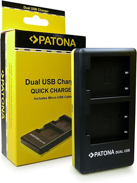 Cargador Para Sony Patona Usb Dual Np Fw Mi Foto Pro