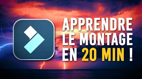 Apprendre le MONTAGE vidéo sur FILMORA 14 en 20 min Tutoriel Débutant