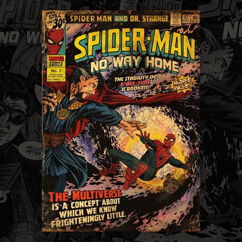 Spider Man No Way Home Comicbook Cover Gag