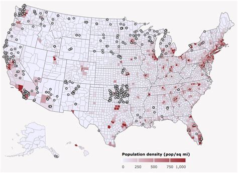 Native American Casinos vs. Population Density : r/MapPorn