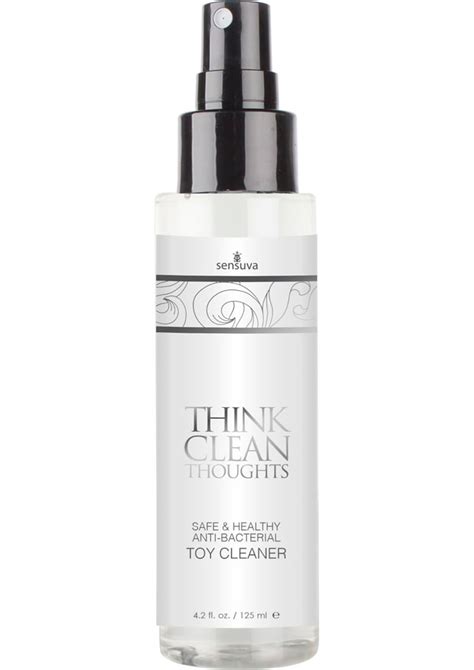 Think Clean Thoughts Anti Bacterial Toy Clearner 4 2 Ounce Spray