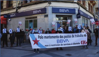 CIG BBVA A CIG mobilízase contra as restricións de servizos á