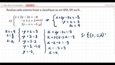 Sistema Linear 3x3 Exercicios RETOEDU