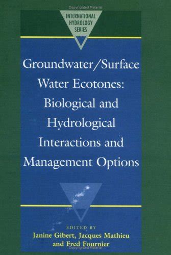 Pdf⋙ Groundwatersurface Water Ecotones Biological And Hydrological