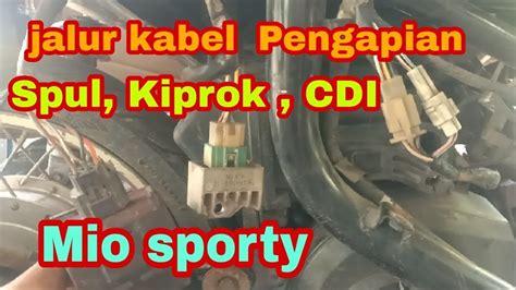 Jalur Kabel Pengapian Mio Sporty Spul Kiprok Cdi Asmchannel