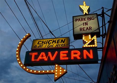 South Tacoma Tavern Automotive Shops Commercial Signs Tavern