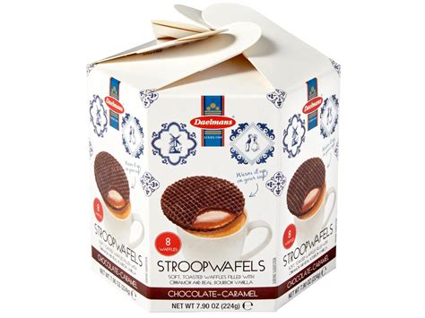 Daelmans Chocolate Stroopwafels in Hexa Box • Daelmans Stroopwafels