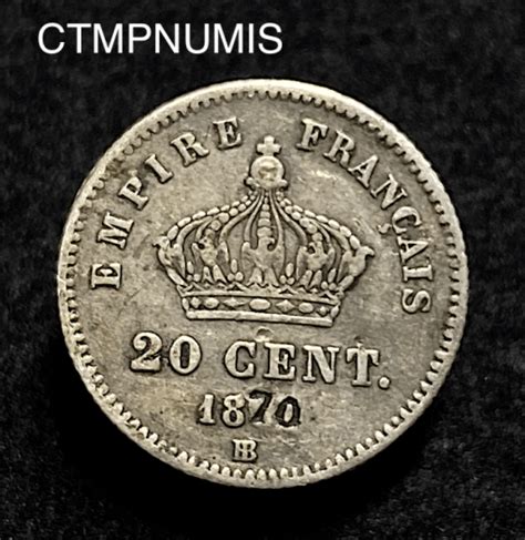 Monnaie Satirique Napoleon Iii Sur Centimes Argent Ctmp Numis