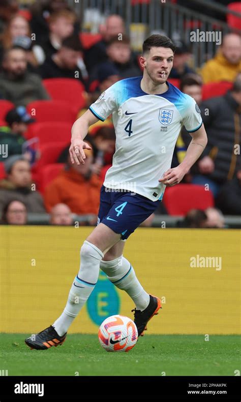 Declan Rice West Ham Unitedof England During Uefa Euro 2024 Qualifier