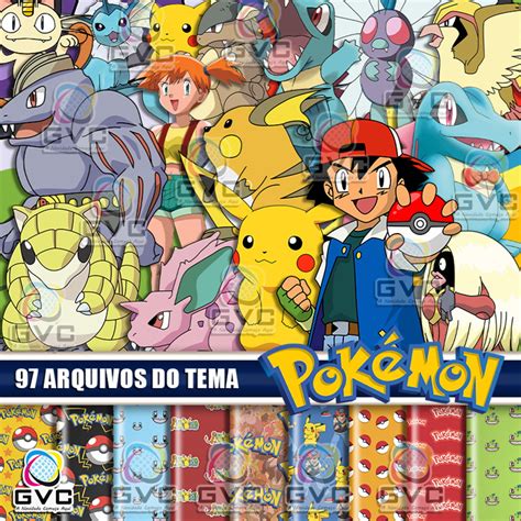 Kit Digital Pokémon Loja GVC Digital Elo7 Produtos Especiais