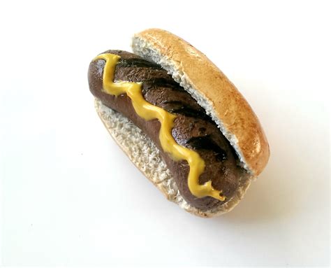 Bratwurst Sandwich Magnet Miniature Food Magnets Fridge