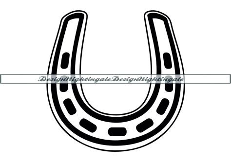 Horseshoe Outline Svg Horseshoe Svg Luck Svg Horseshoe Etsy