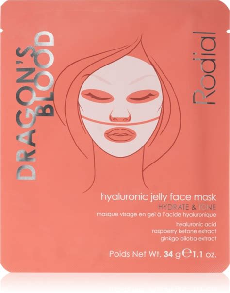 Rodial Dragon S Blood Hyaluronic Jelly Face Mask Intensive Hydrogel