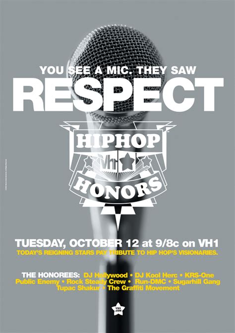 vh1 hip hop honors campaign / 1st annual on Behance