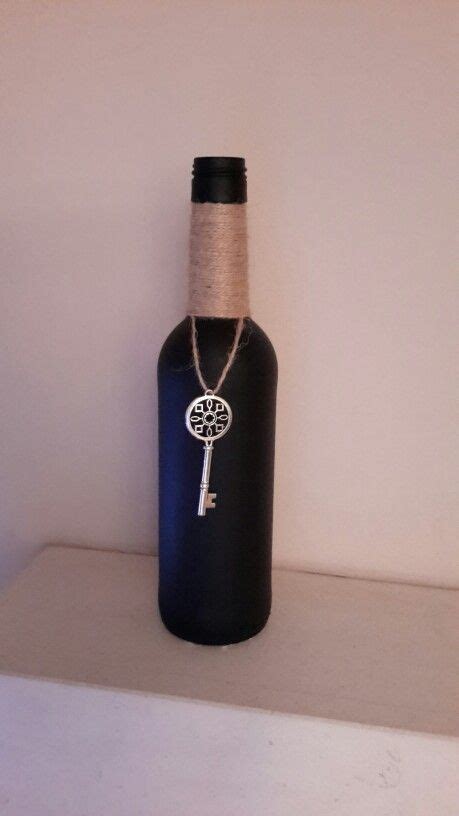 Pin By Lauryn Lush On Crafts Wine Bottle Diy Wine Bottle Wrapped