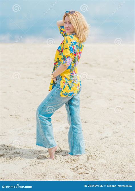 Vacation Scene Concept Of Summer Womans Clothes Stock Photo Image Of