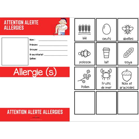 Affiche Allergies