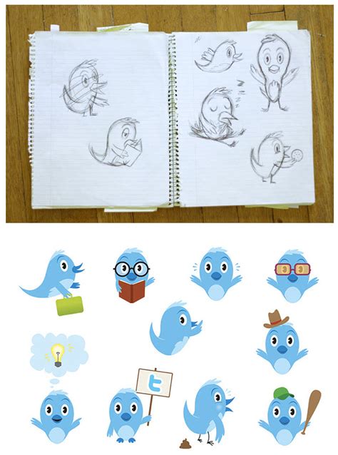 Redesigning the Twitter Bird Logo